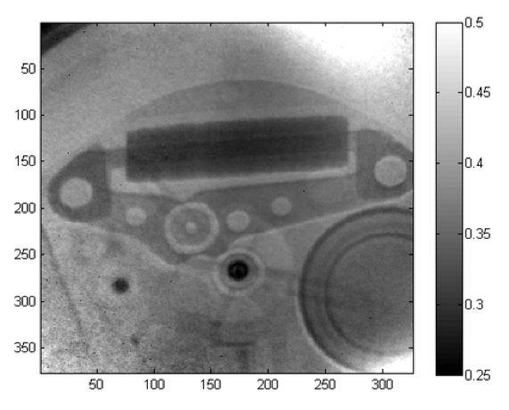  протонно-радиографическое изображение, полученное на установке PRIOR